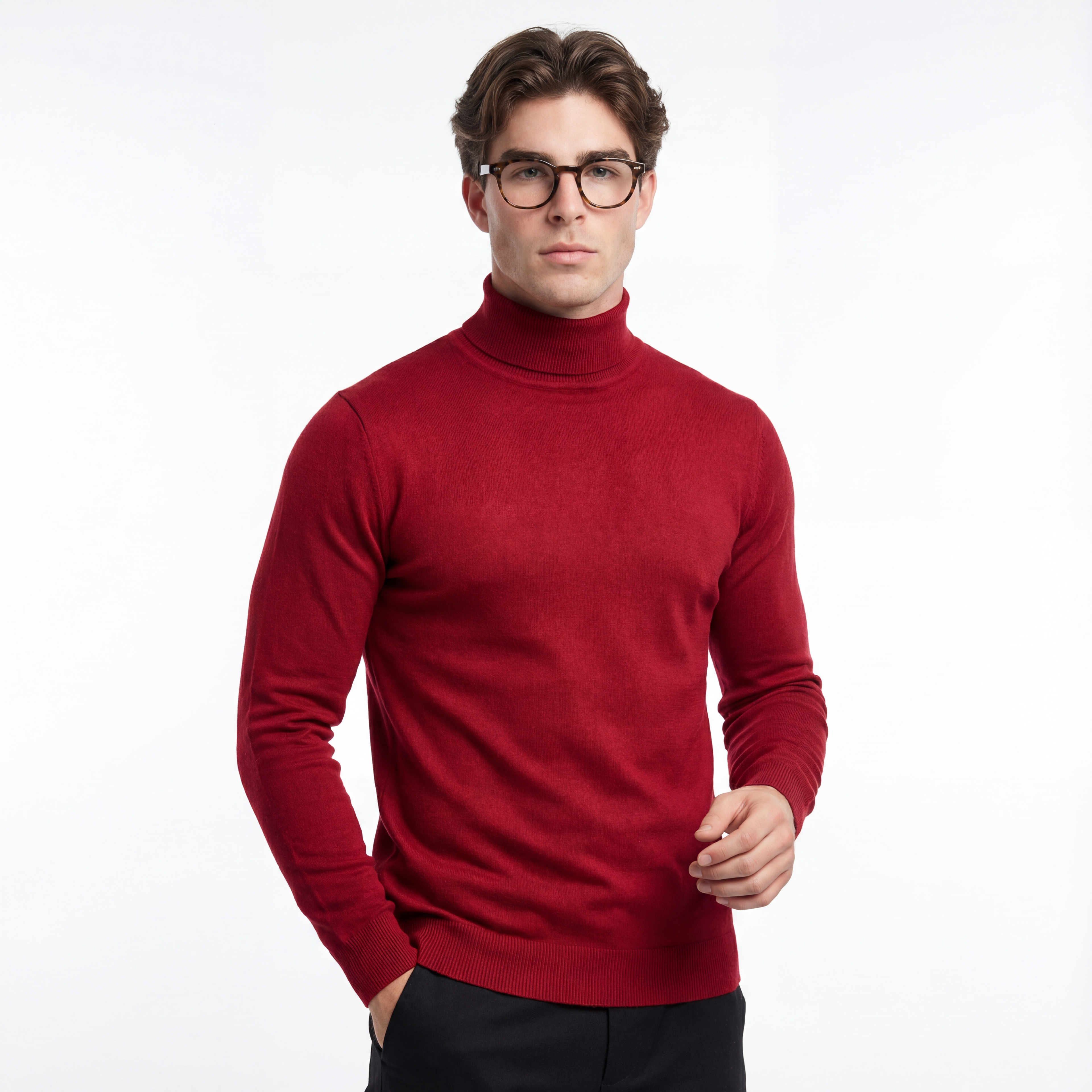 Suéter de Lana Milano Merino Élite – Cuello Alto