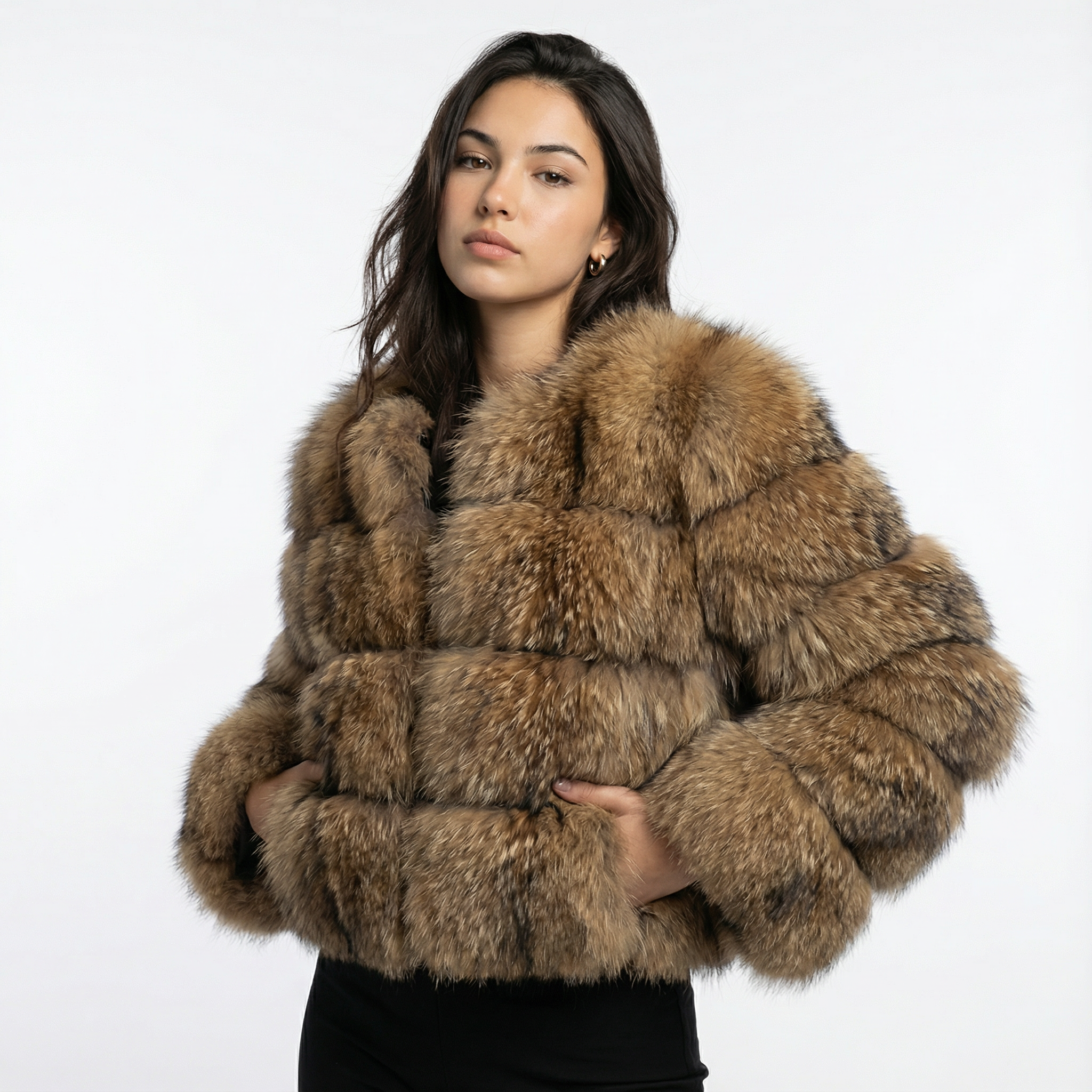 Montecarlo™ | Elegante Abrigo Corto de Piel Sintética