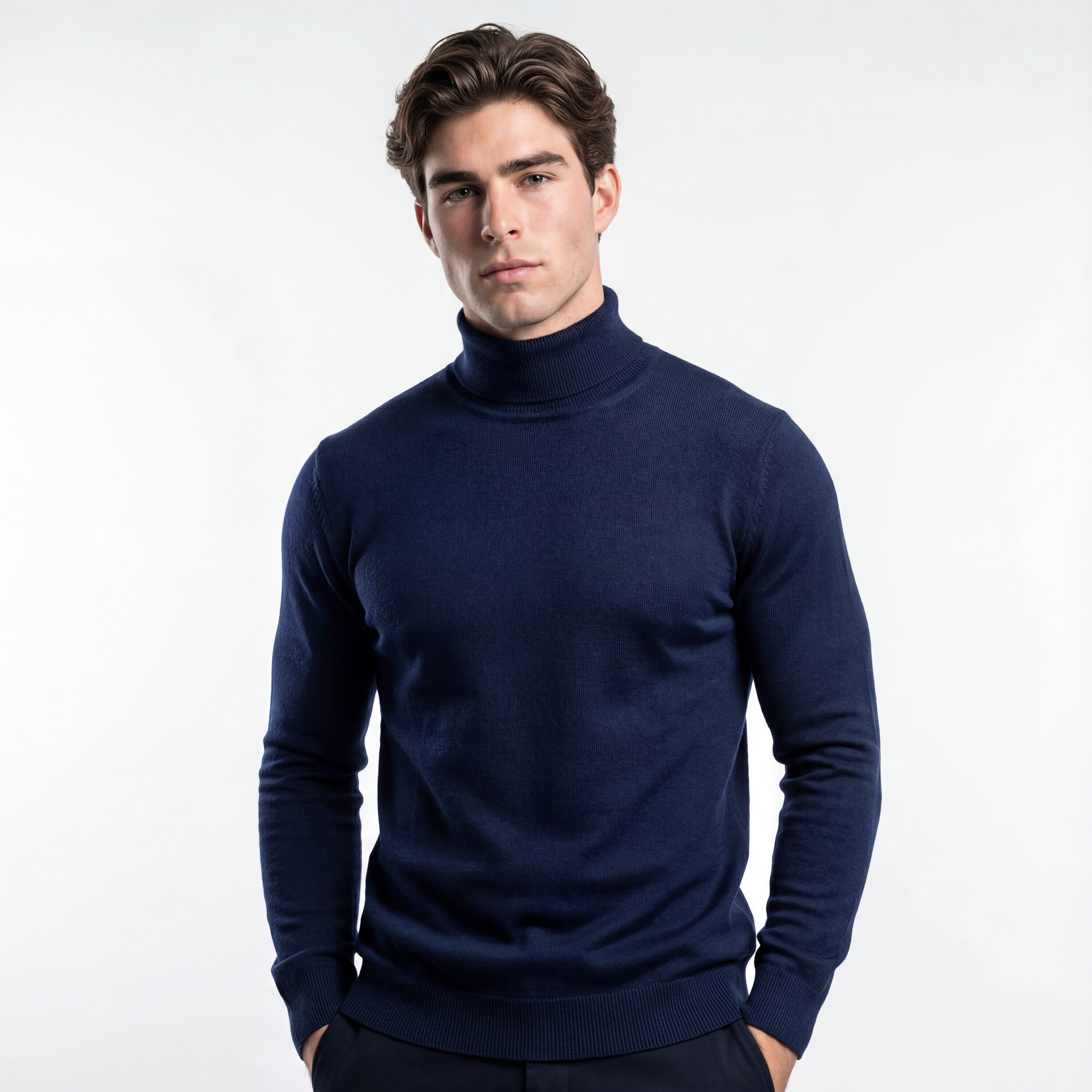 Suéter de Lana Milano Merino Élite – Cuello Alto