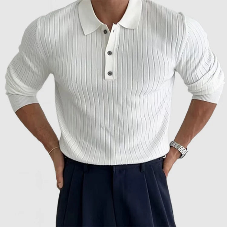 Camisa Polo de Manga Larga para Hombres | Montecarlo™