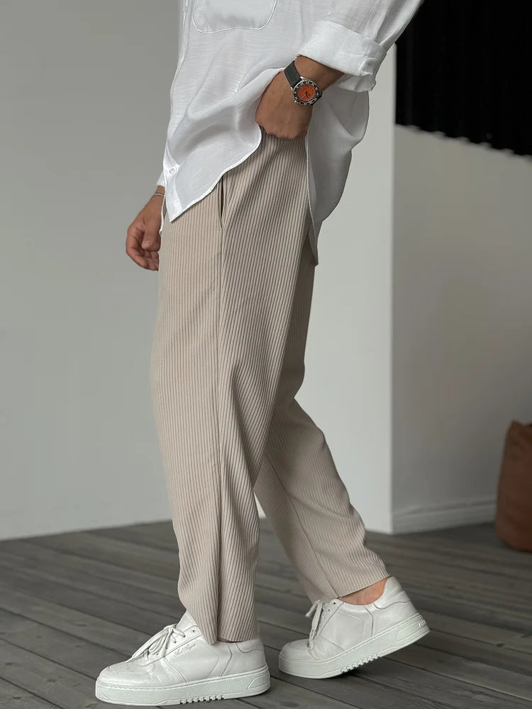 ColeccionMontecarlo™: Pantalón suave de lujo para hombre.