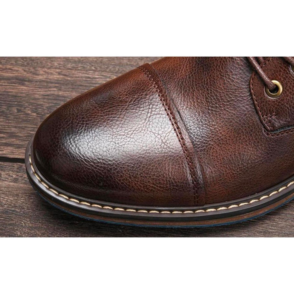 Leonhard® | Oxford-Stiefel de cuero auténtico