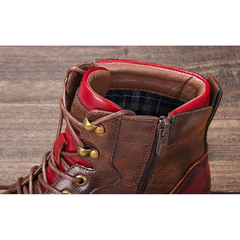 Leonhard® | Oxford-Stiefel de cuero auténtico