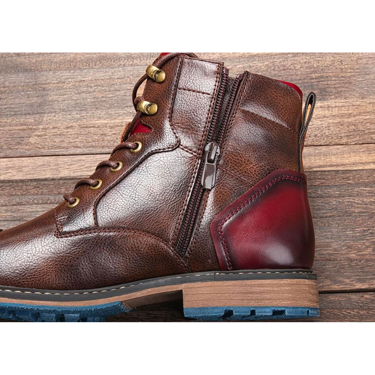 Leonhard® | Oxford-Stiefel de cuero auténtico