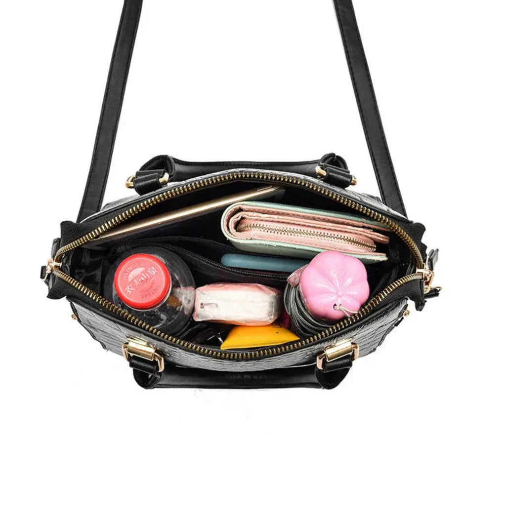 Montecarlo™ | Bolso de piel de lujo con estampado de cocodrilo