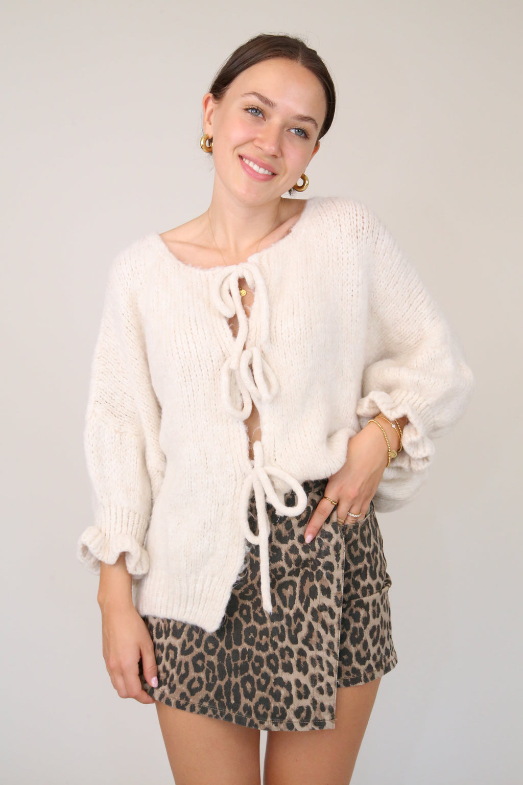 Falda Pantalón Estampado Leopardo "Leo Levi"