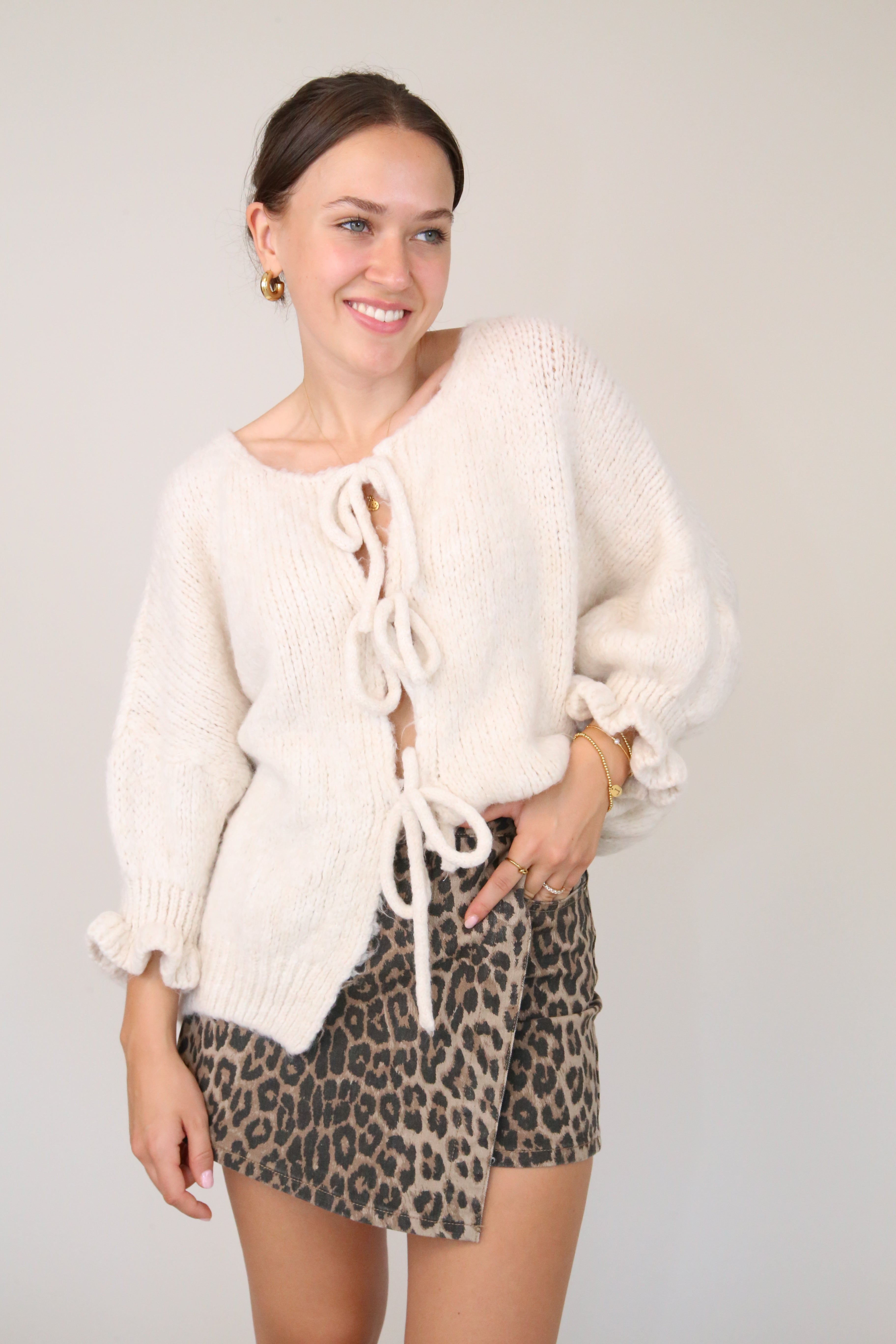 Falda Pantalón Estampado Leopardo "Leo Levi"