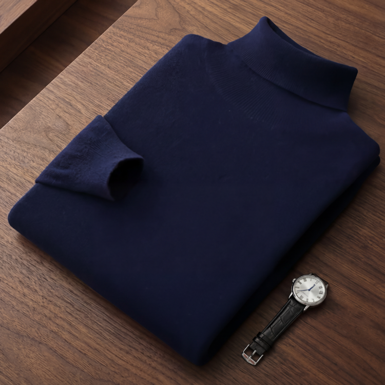 Suéter de Lana Milano Merino Élite – Cuello Alto