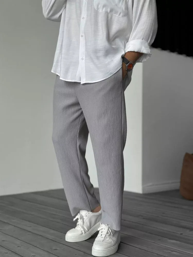 ColeccionMontecarlo™: Pantalón suave de lujo para hombre.