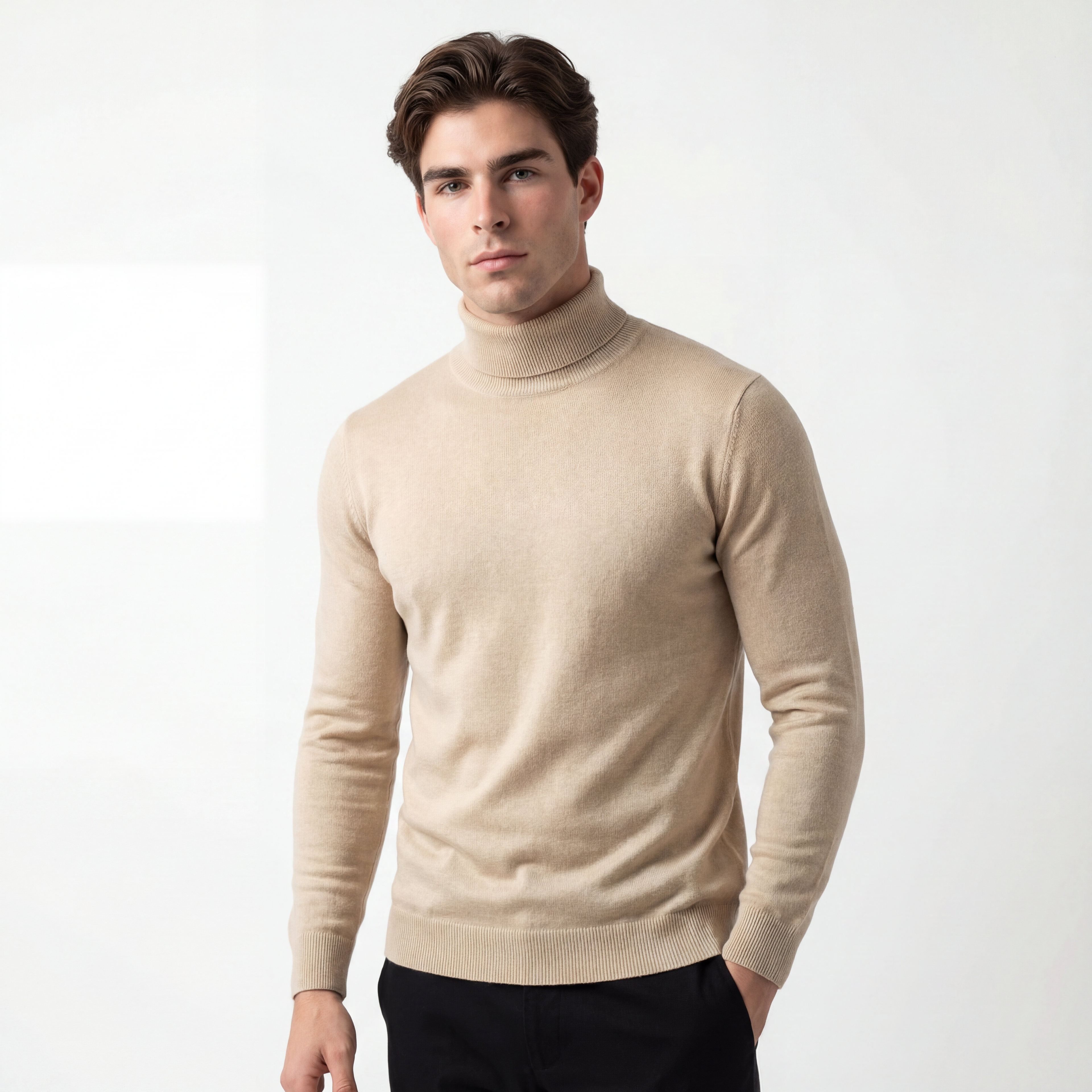Suéter de Lana Milano Merino Élite – Cuello Alto