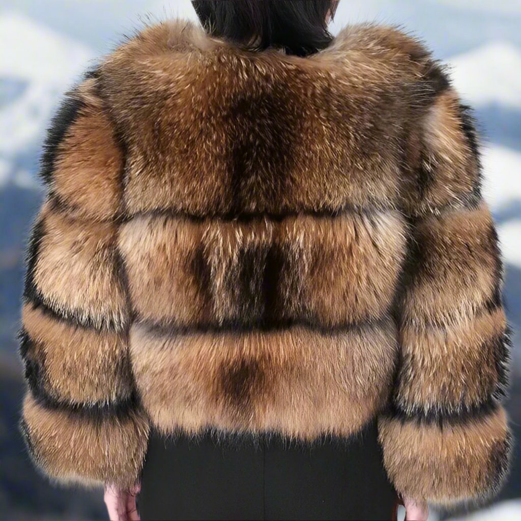 Montecarlo™ | Elegante Abrigo Corto de Piel Sintética