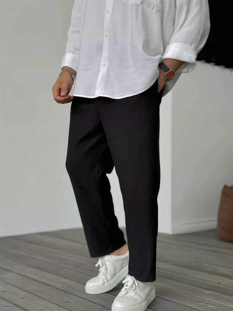 ColeccionMontecarlo™: Pantalón suave de lujo para hombre.
