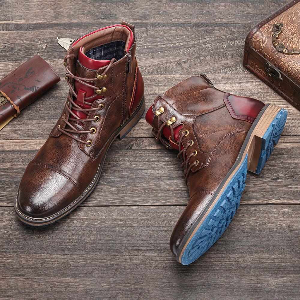 Leonhard® | Oxford-Stiefel de cuero auténtico