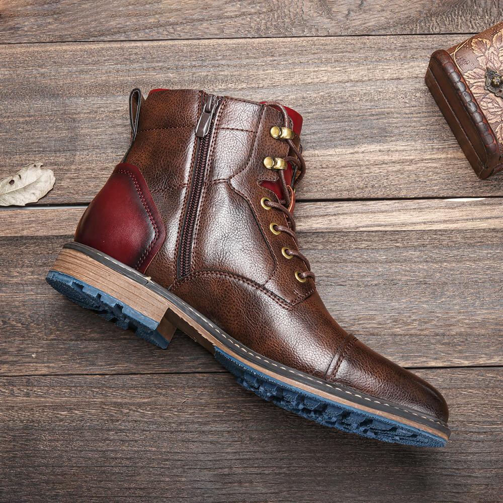 Leonhard® | Oxford-Stiefel de cuero auténtico