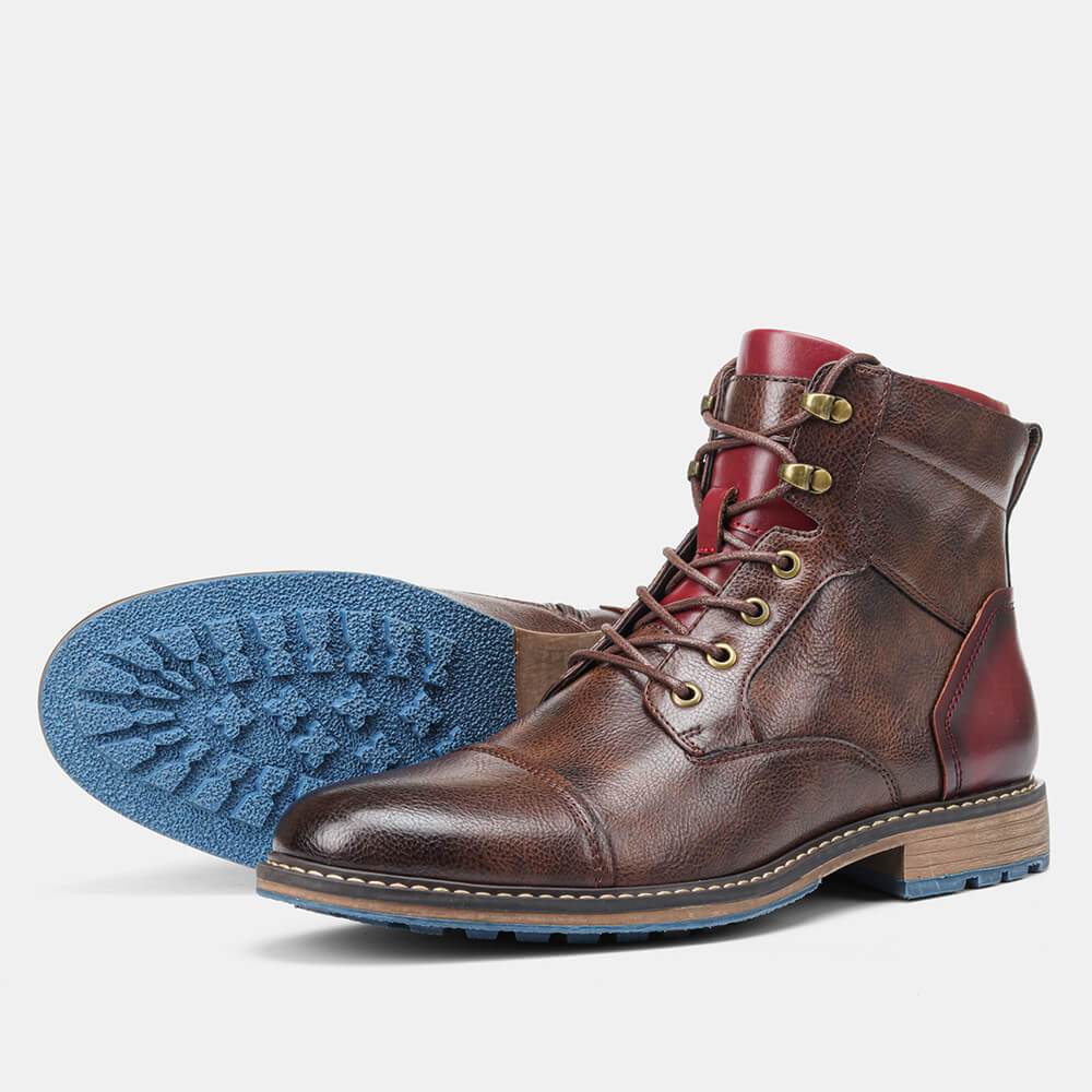 Leonhard® | Oxford-Stiefel de cuero auténtico